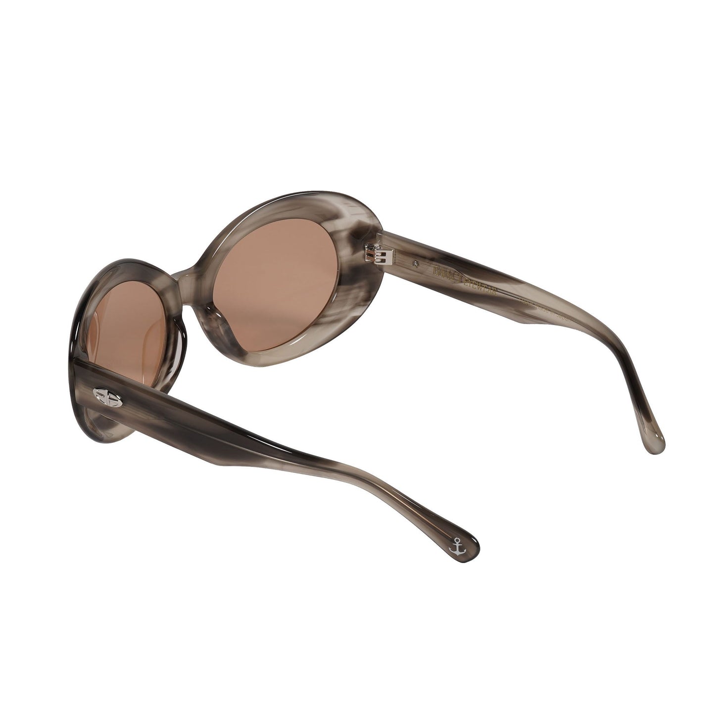 EAGLE gray marble / brown lens