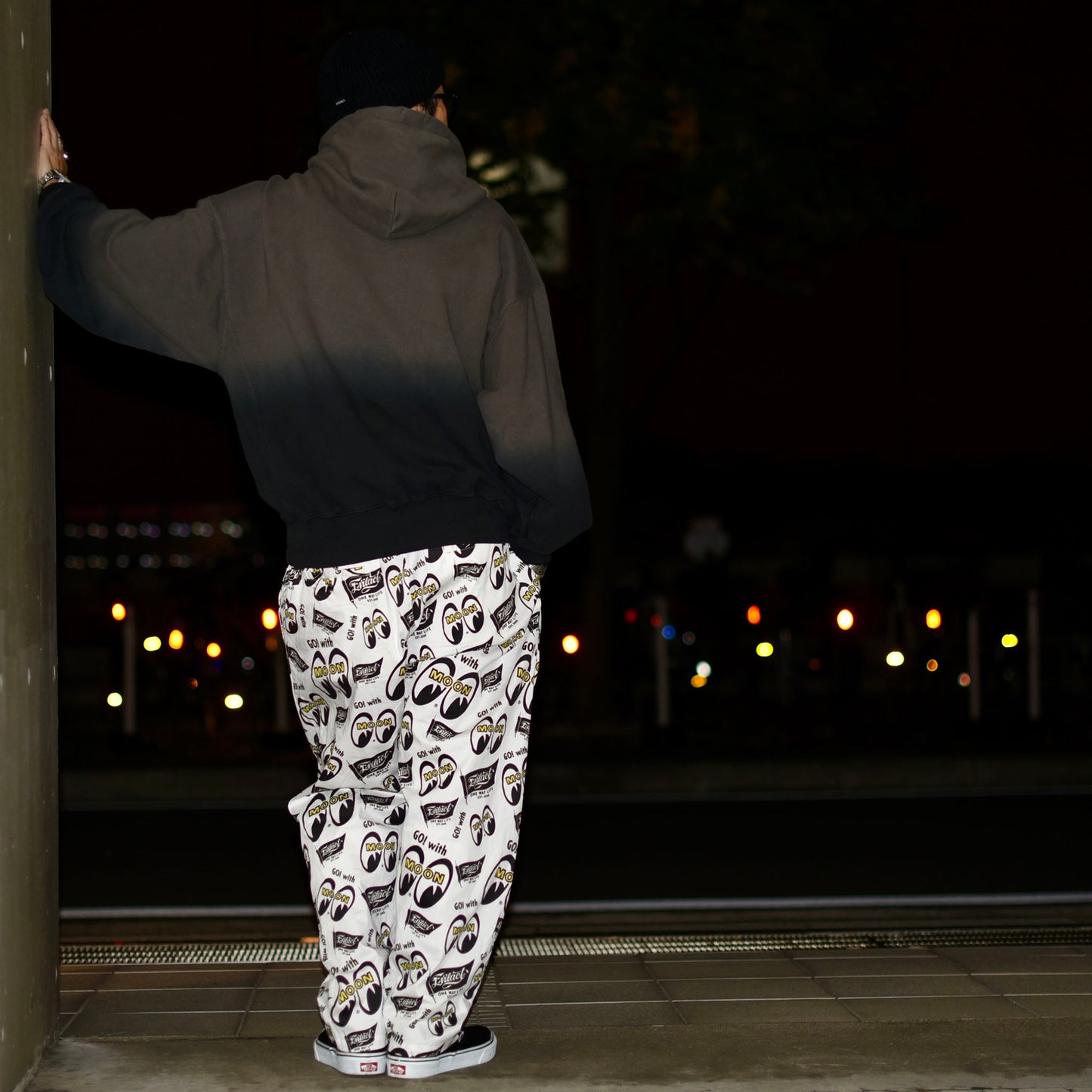 MOONEYES x EVILACT Cotton Easy Pants