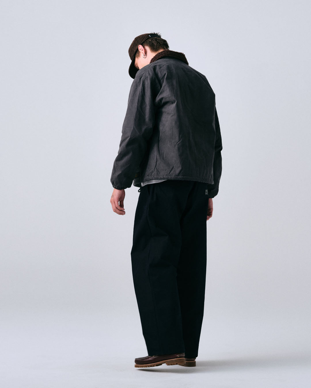 EVILACT OILED WORK JACKET black