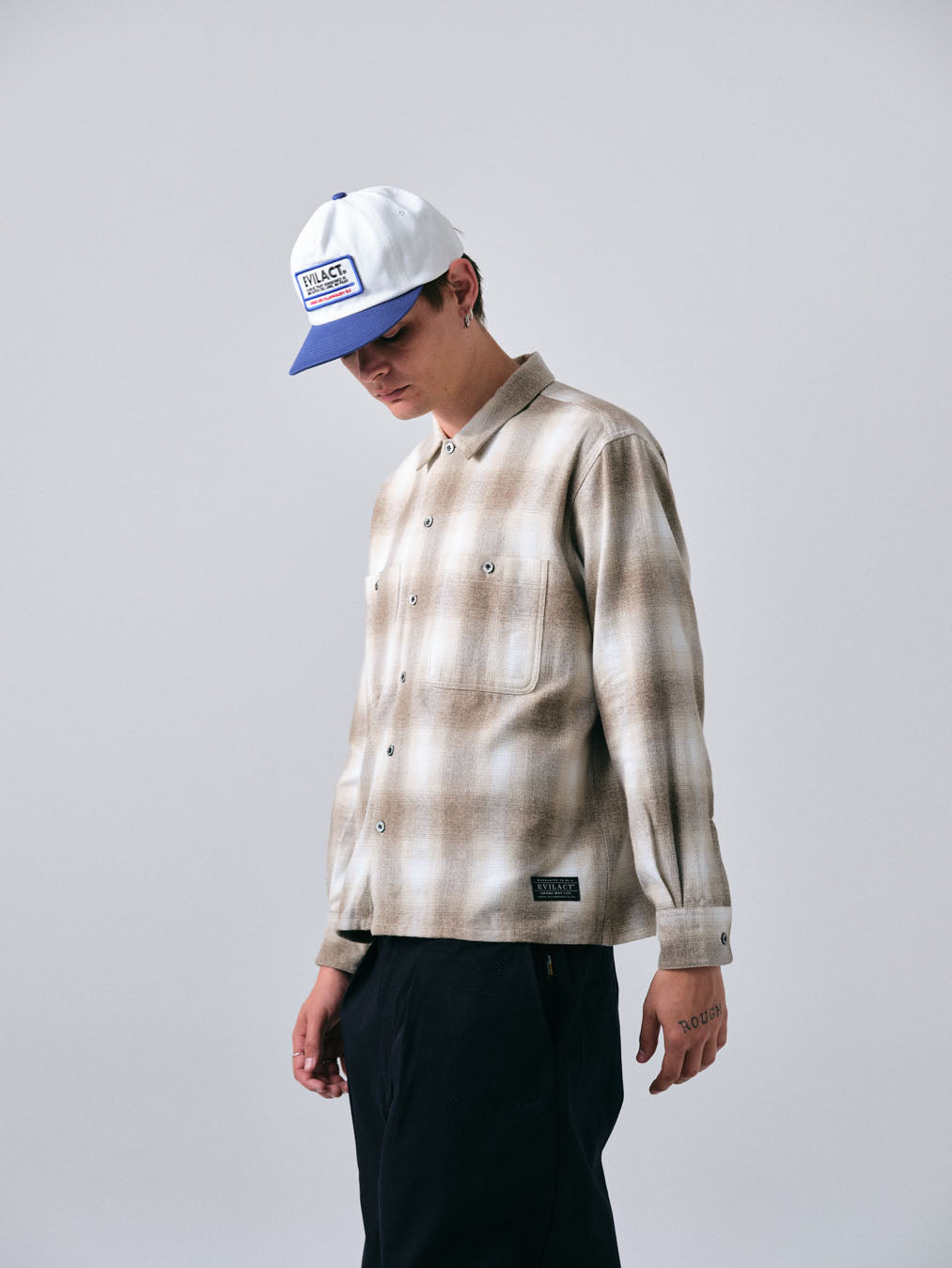 EVILACT OMBLE CHECK LS black