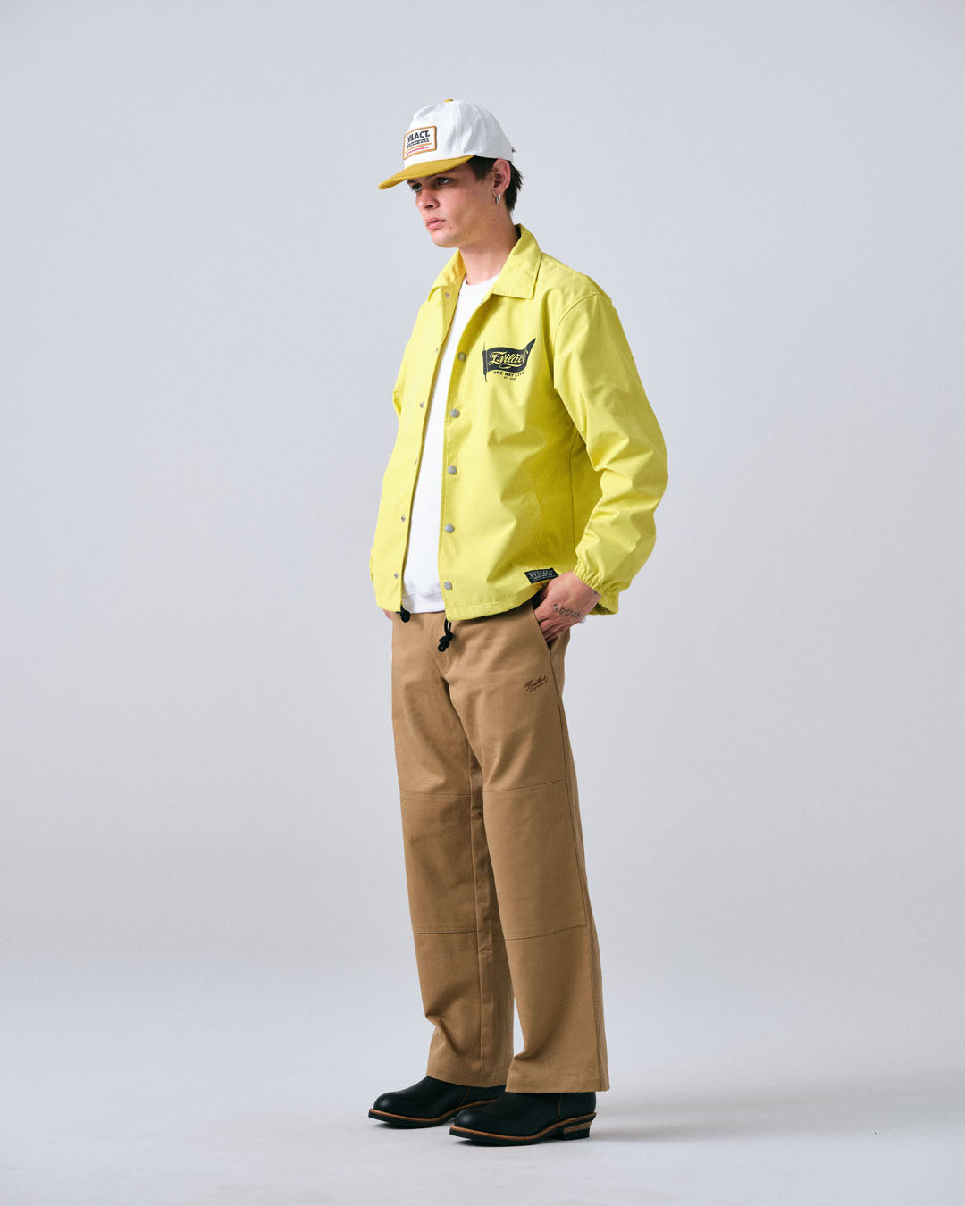 EVILACT DOUBLE KNEE CHINOS beige