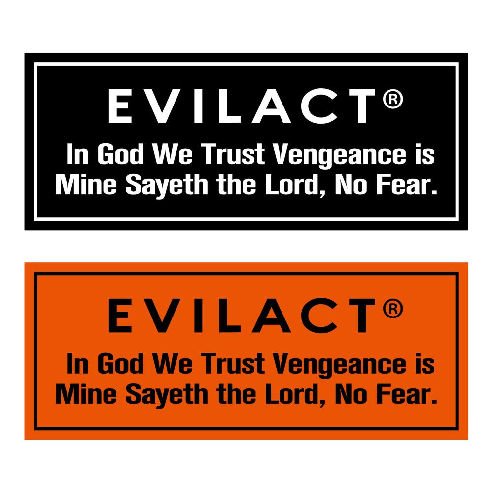 EVILACT - In God ... sticker L
