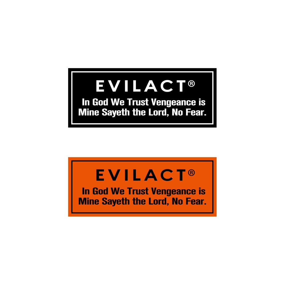 EVILACT - In God ... sticker S