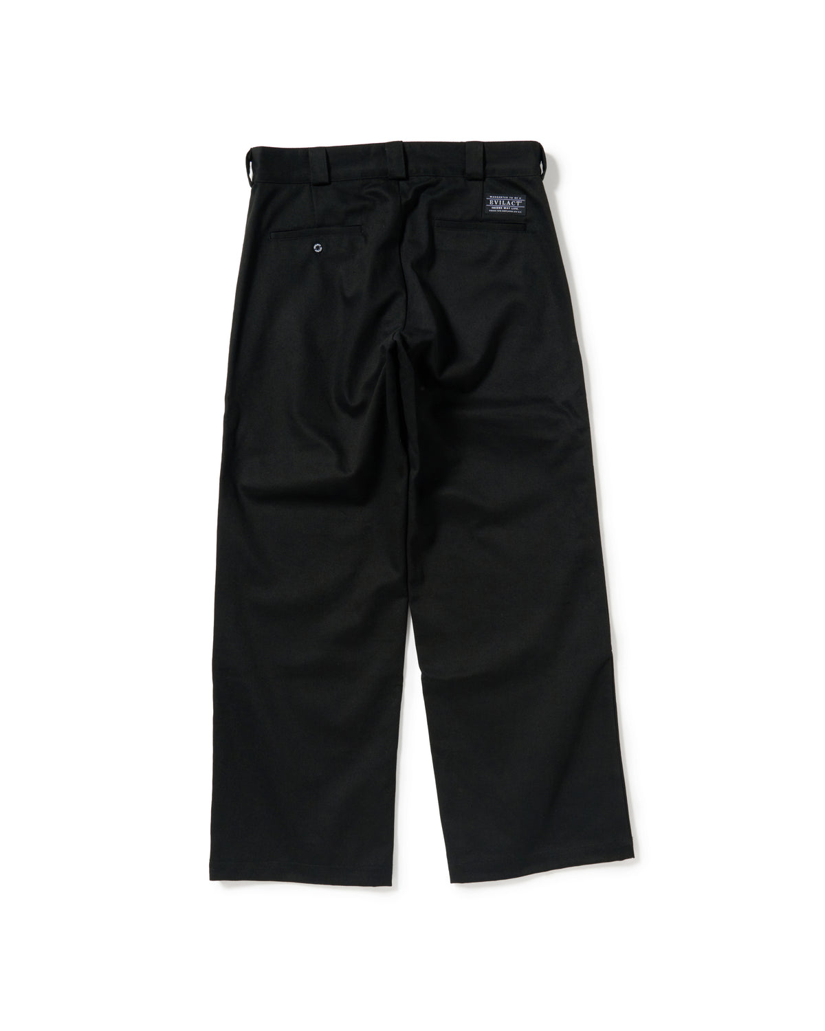 EVILACT DOUBLE KNEE CHINOS black