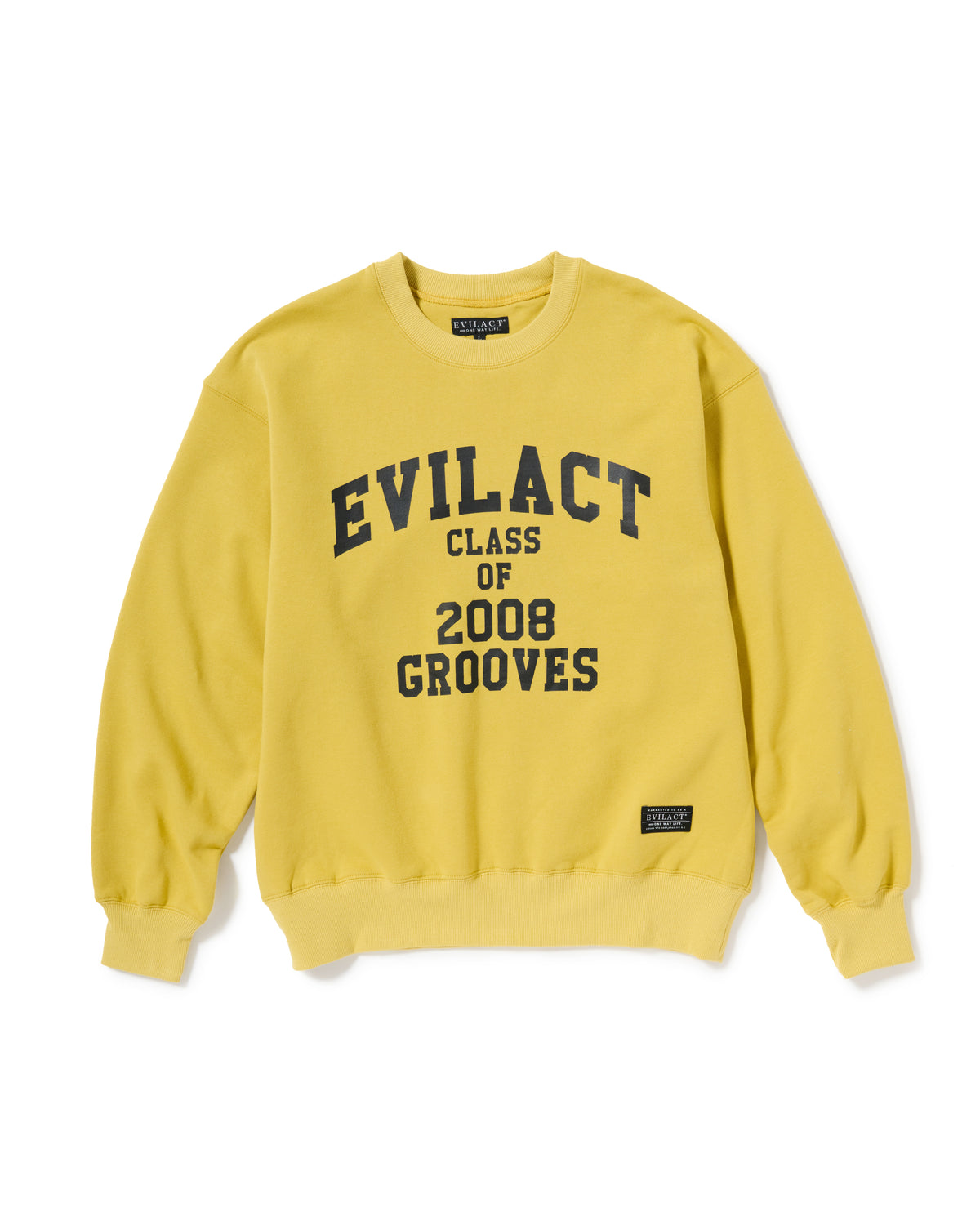 EVILACT CLASS OF CREW mustard