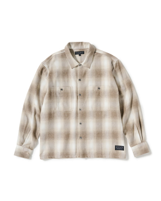 EVILACT OMBLE CHECK LS beige