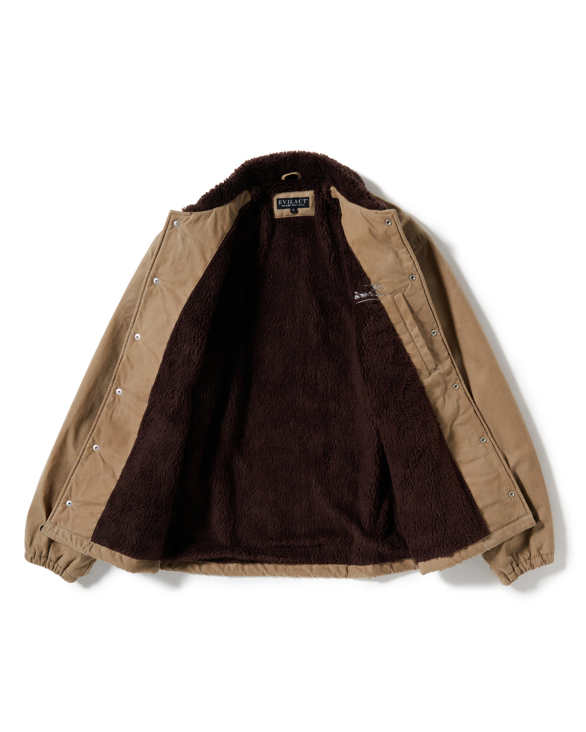 EVILACT OILED WORK JACKET black