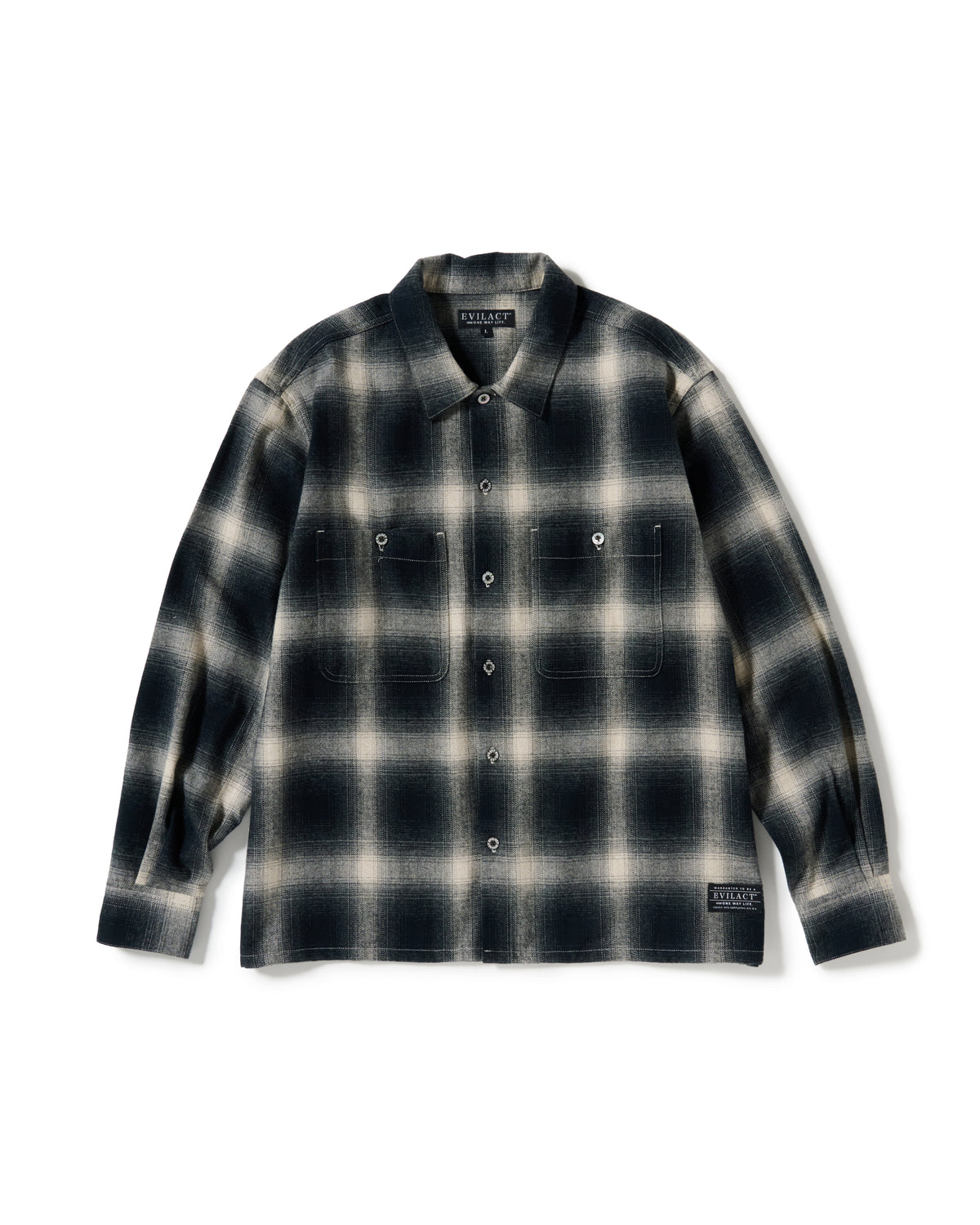 EVILACT OMBLE CHECK LS black