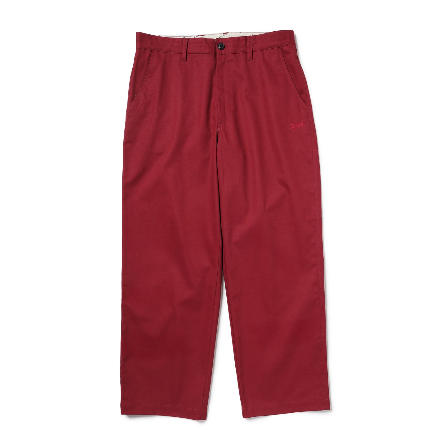 EVILACT CHINO PT burgundy