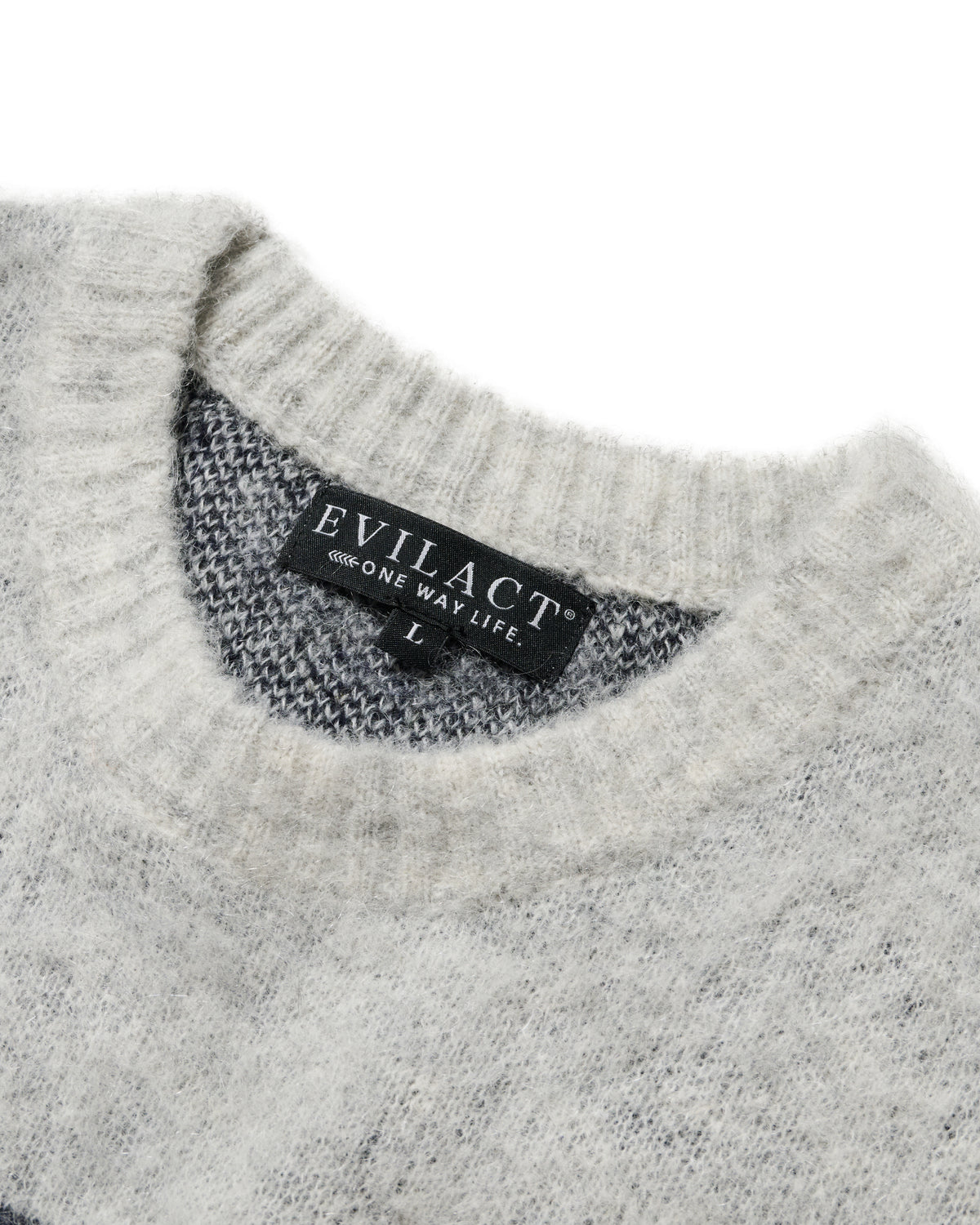 EVILACT LOGO MOHEIR CREW black