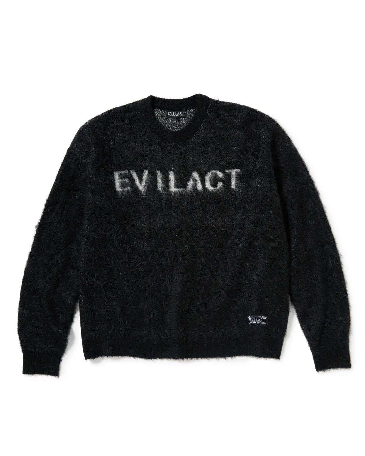 EVILACT LOGO MOHEIR CREW black
