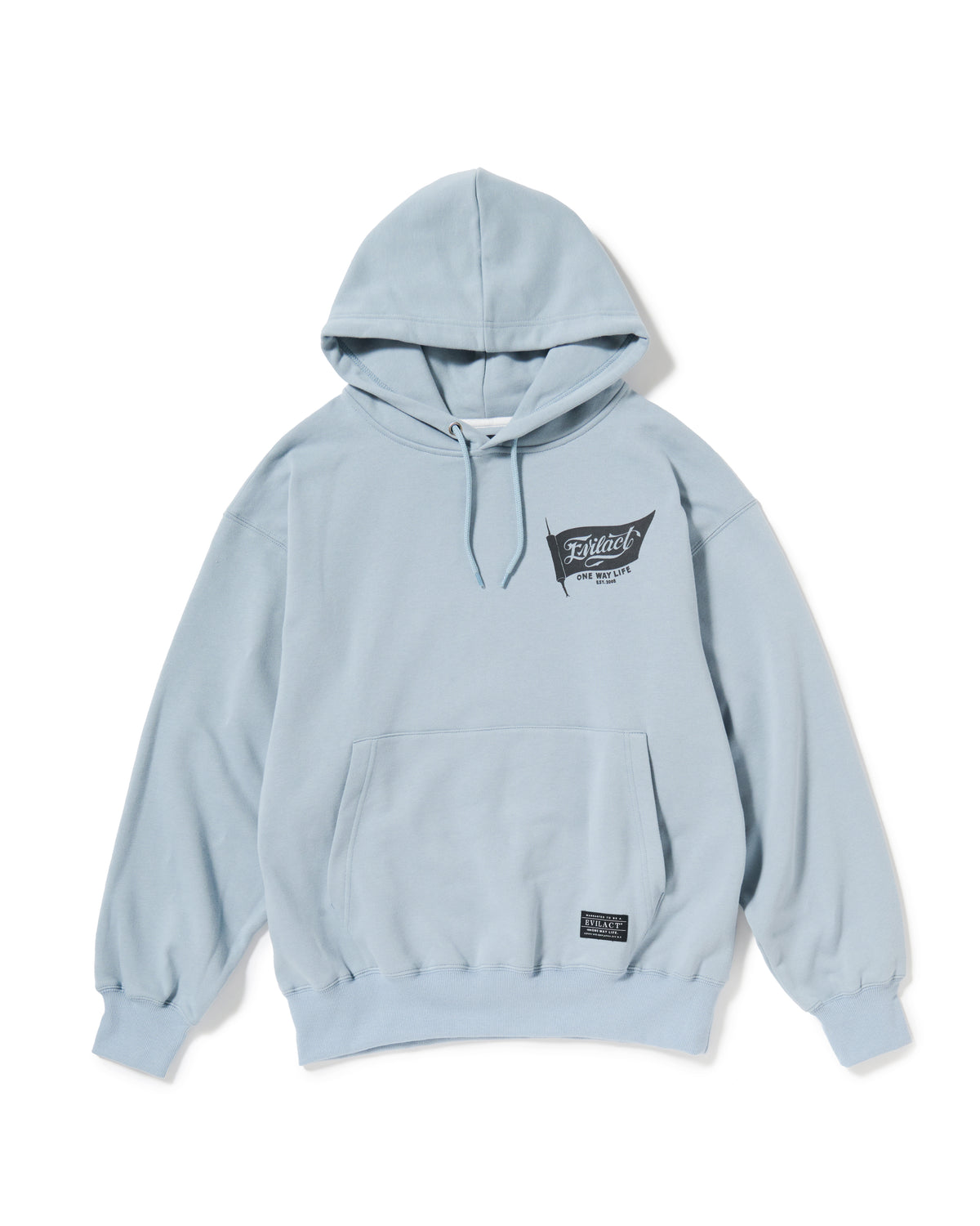 EVILACT FLAG HOODIE slate