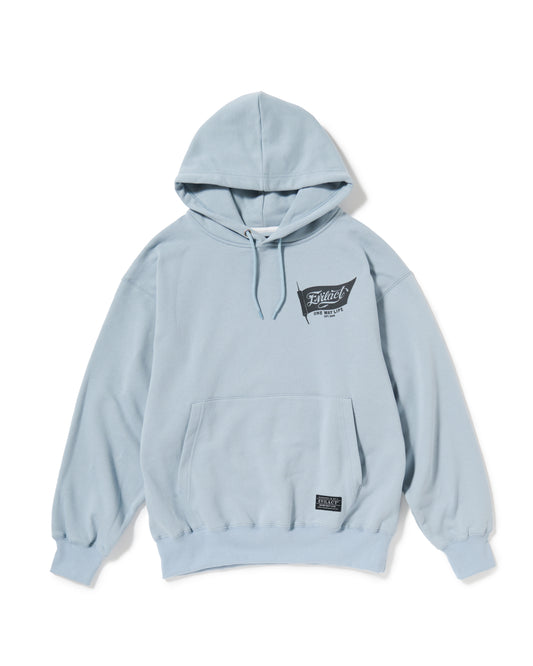 EVILACT FLAG HOODIE slate