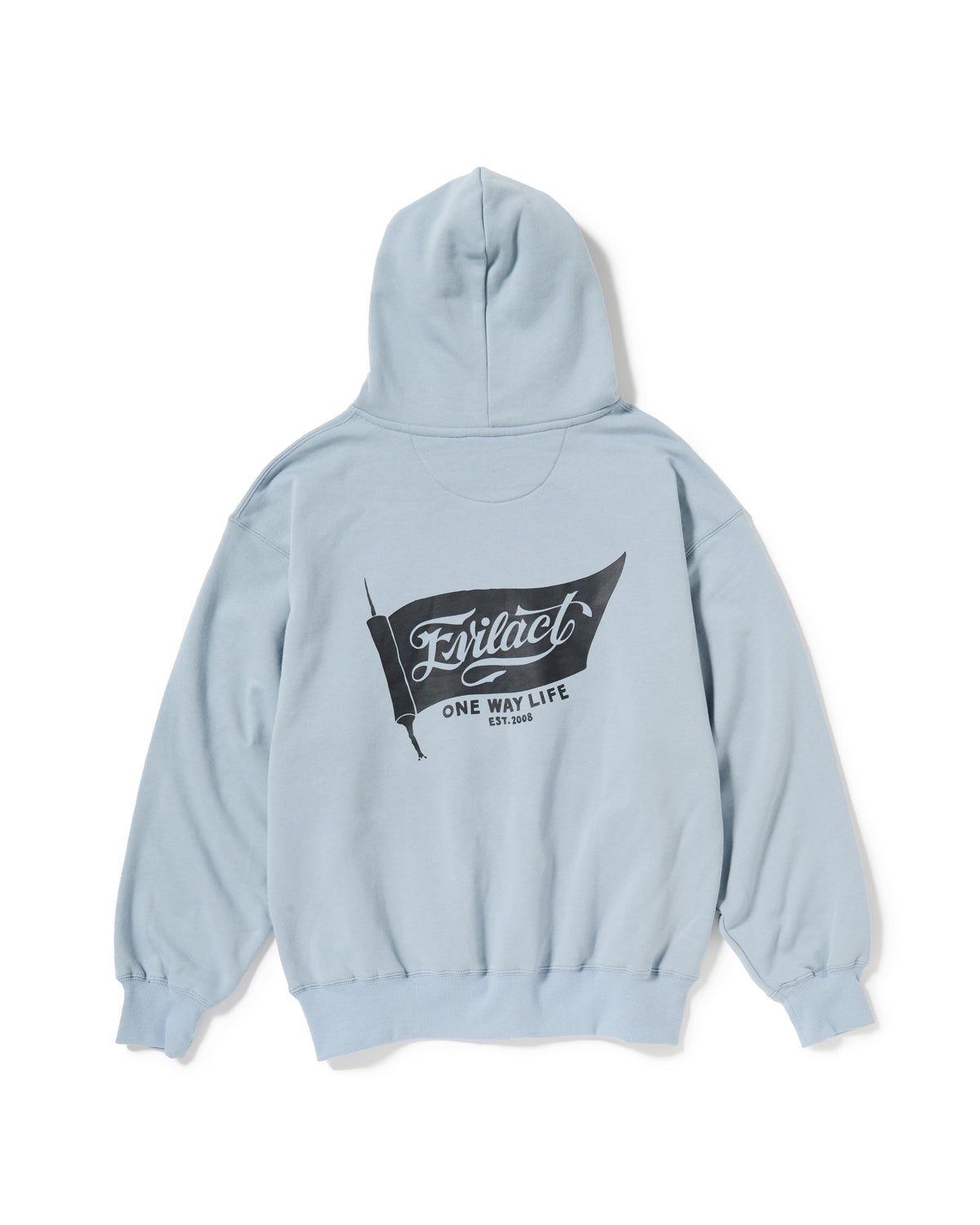 EVILACT FLAG HOODIE slate