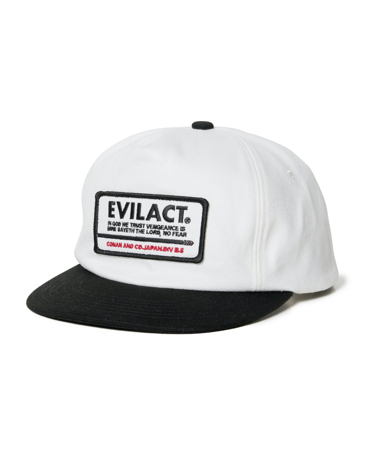 EVILACT WP WORK CAP off white x black
