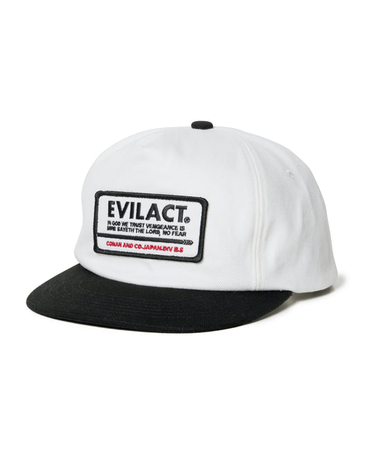 EVILACT WP WORK CAP off white x black