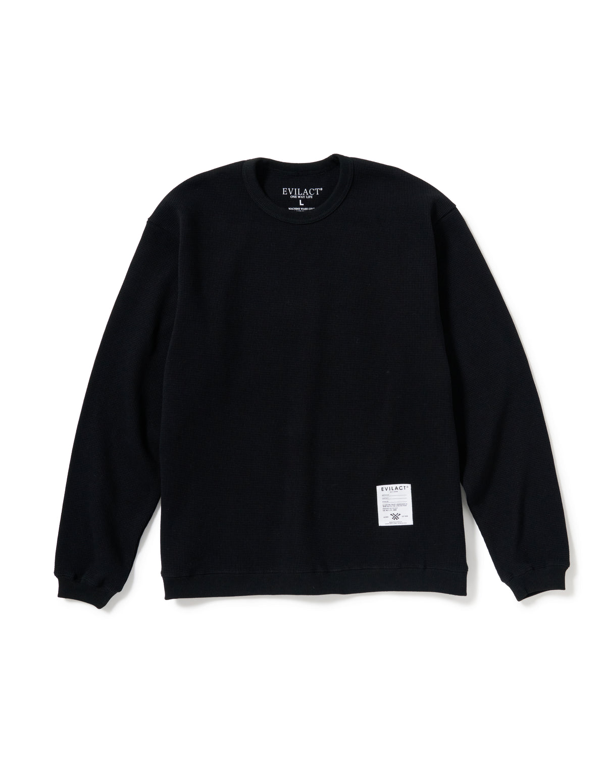 EVILACT WAFFLE LS black