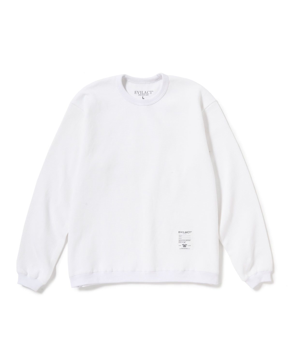 EVILACT WAFFLE LS white