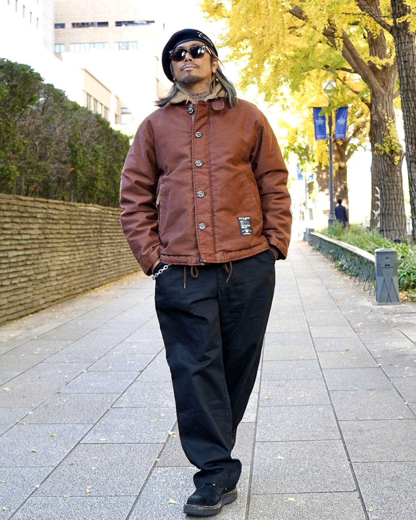 EVILACT MC DECK JKT brown