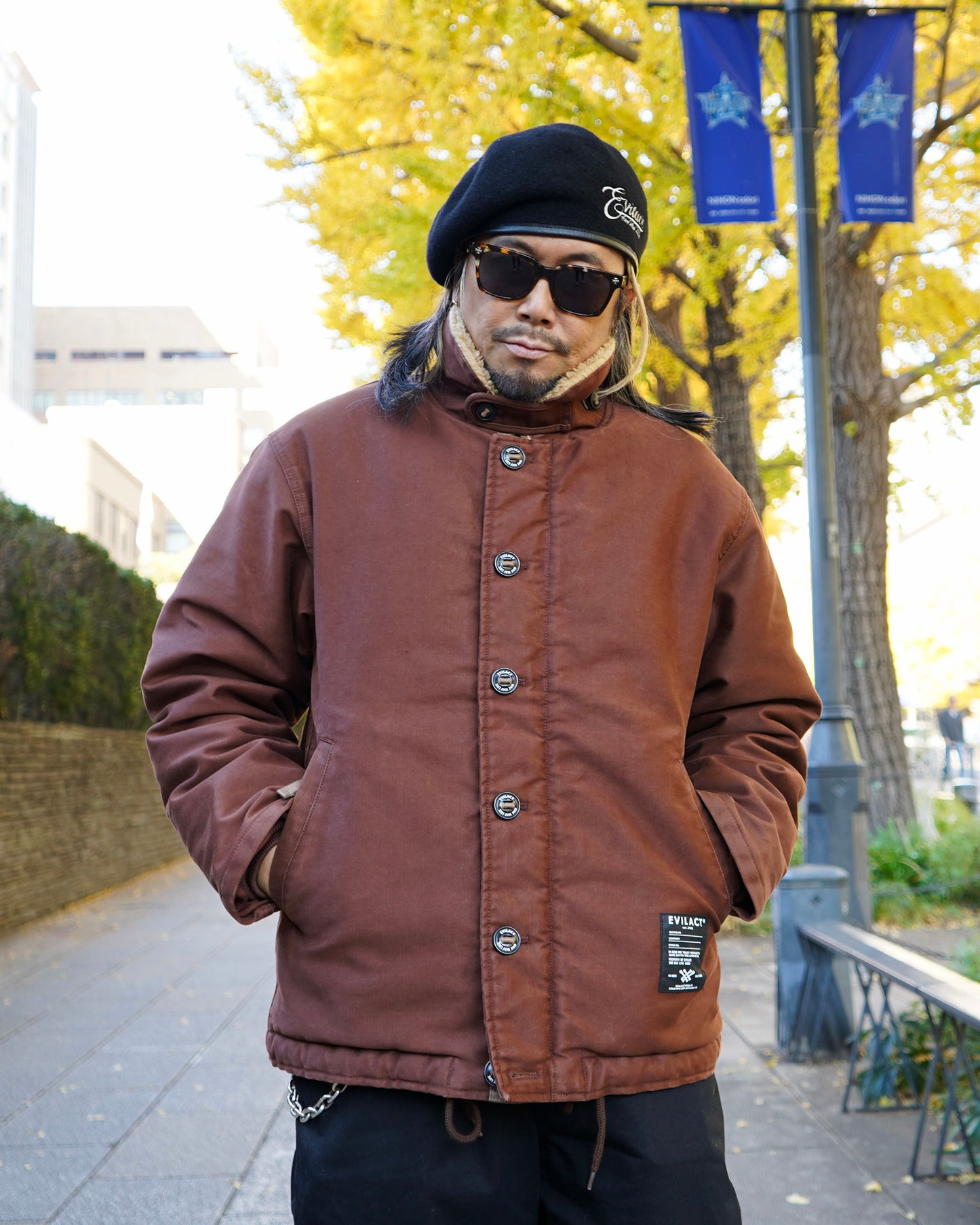 EVILACT MC DECK JKT navy