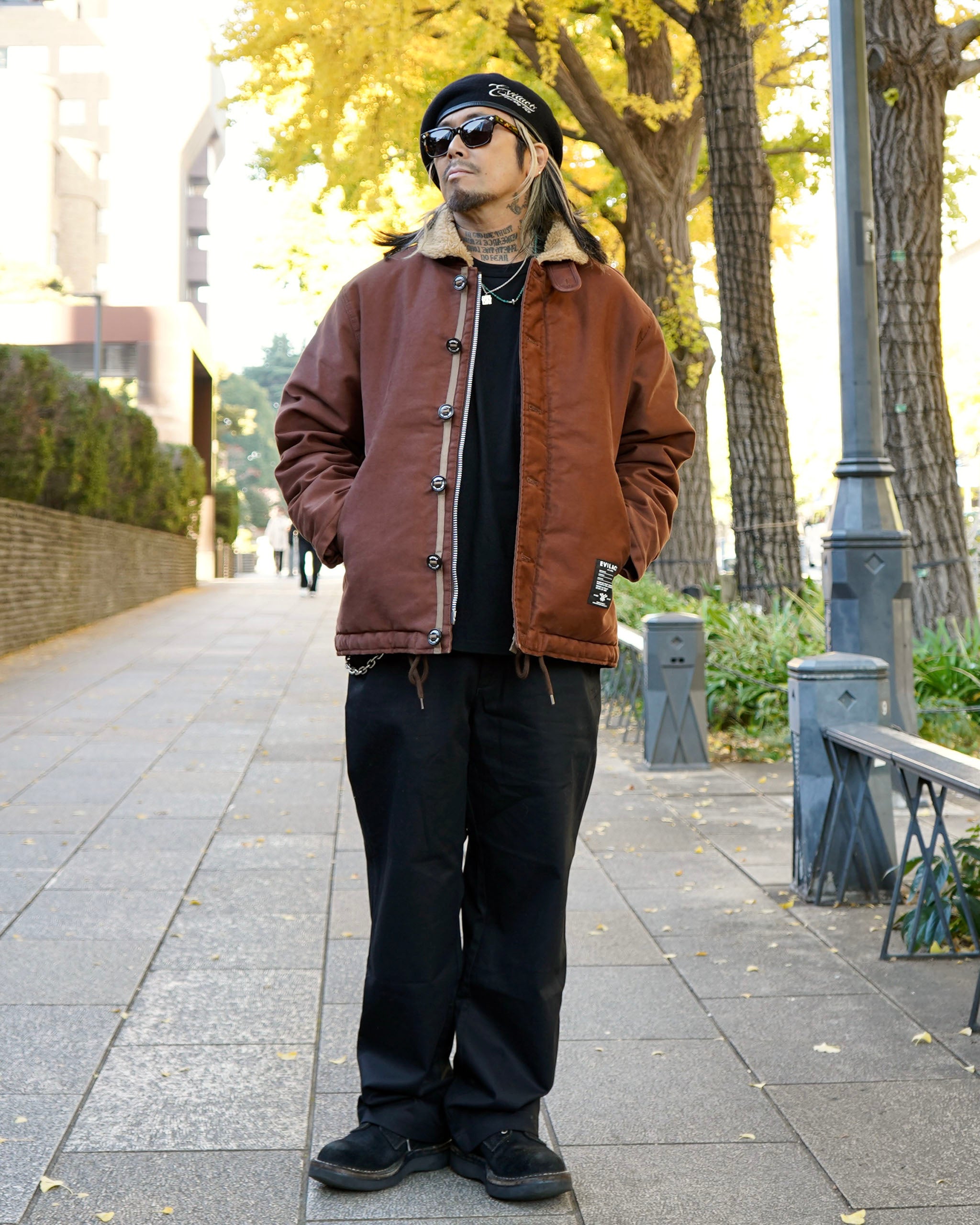EVILACT MC DECK JKT navy | EVILACT (イーブルアクト）Official Site