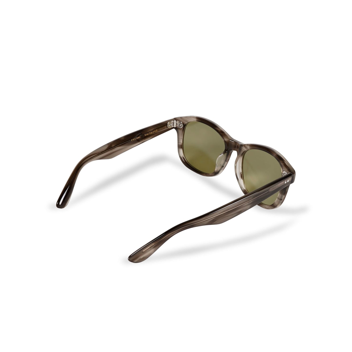 CYCLONE gray marble / green lens