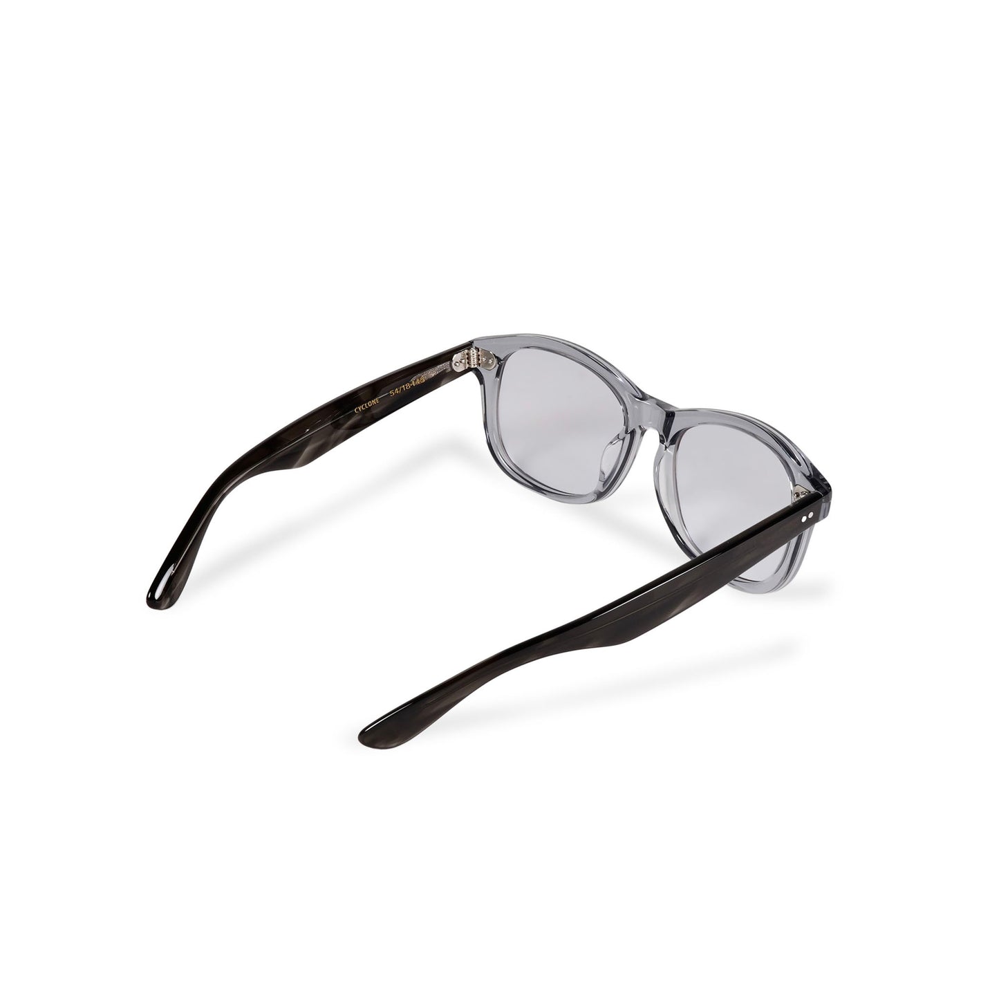 CYCLONE gray clear x black marble  / color photochromic blue lens