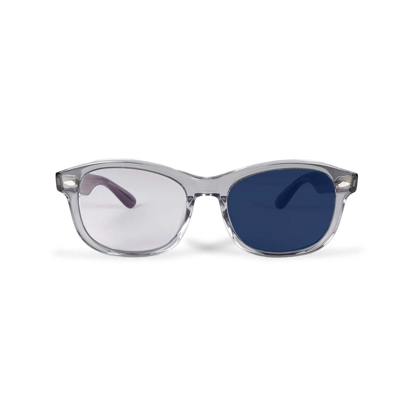 CYCLONE gray clear x black marble  / color photochromic blue lens