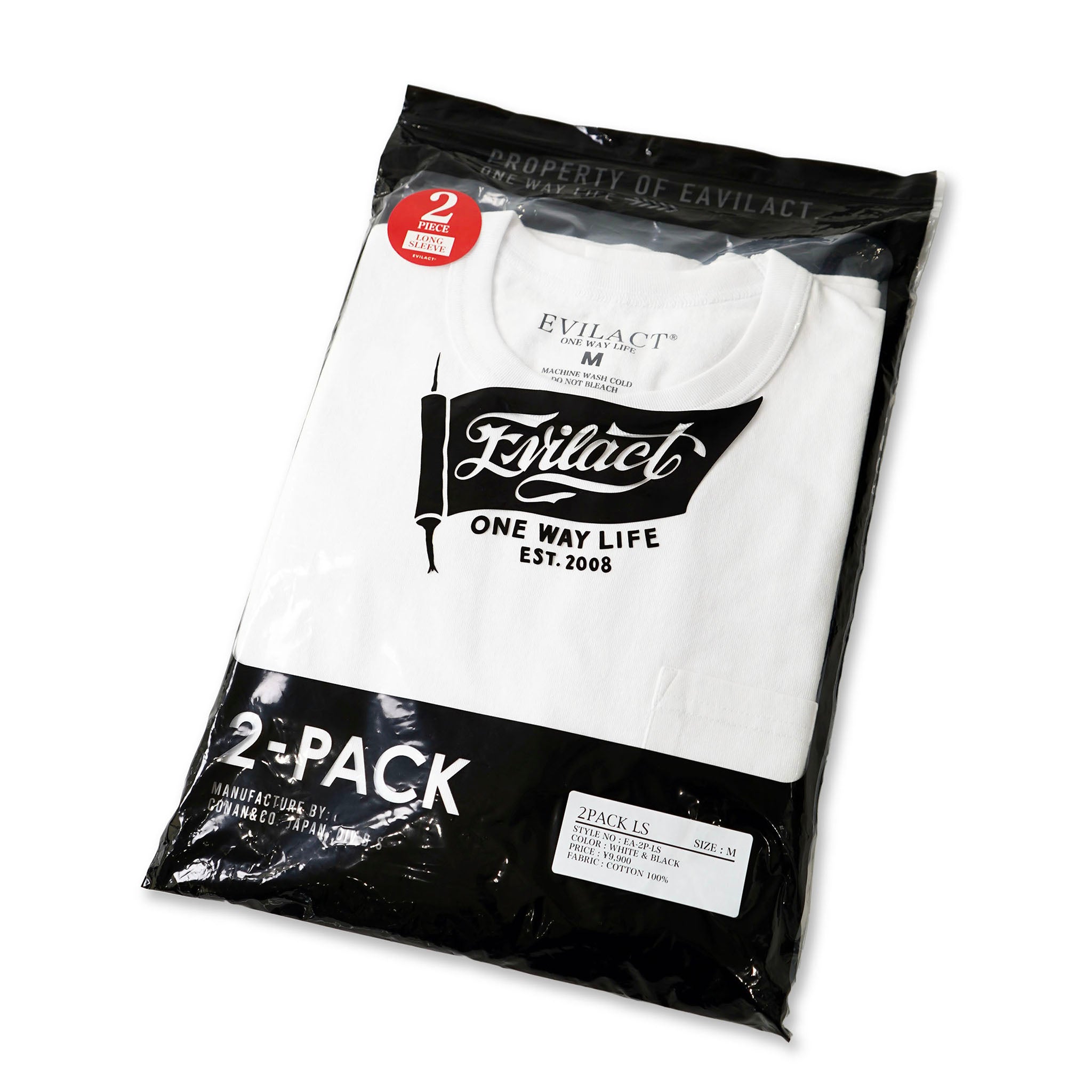 EVILACT 2PACK LS | EVILACT (イーブルアクト）Official Site