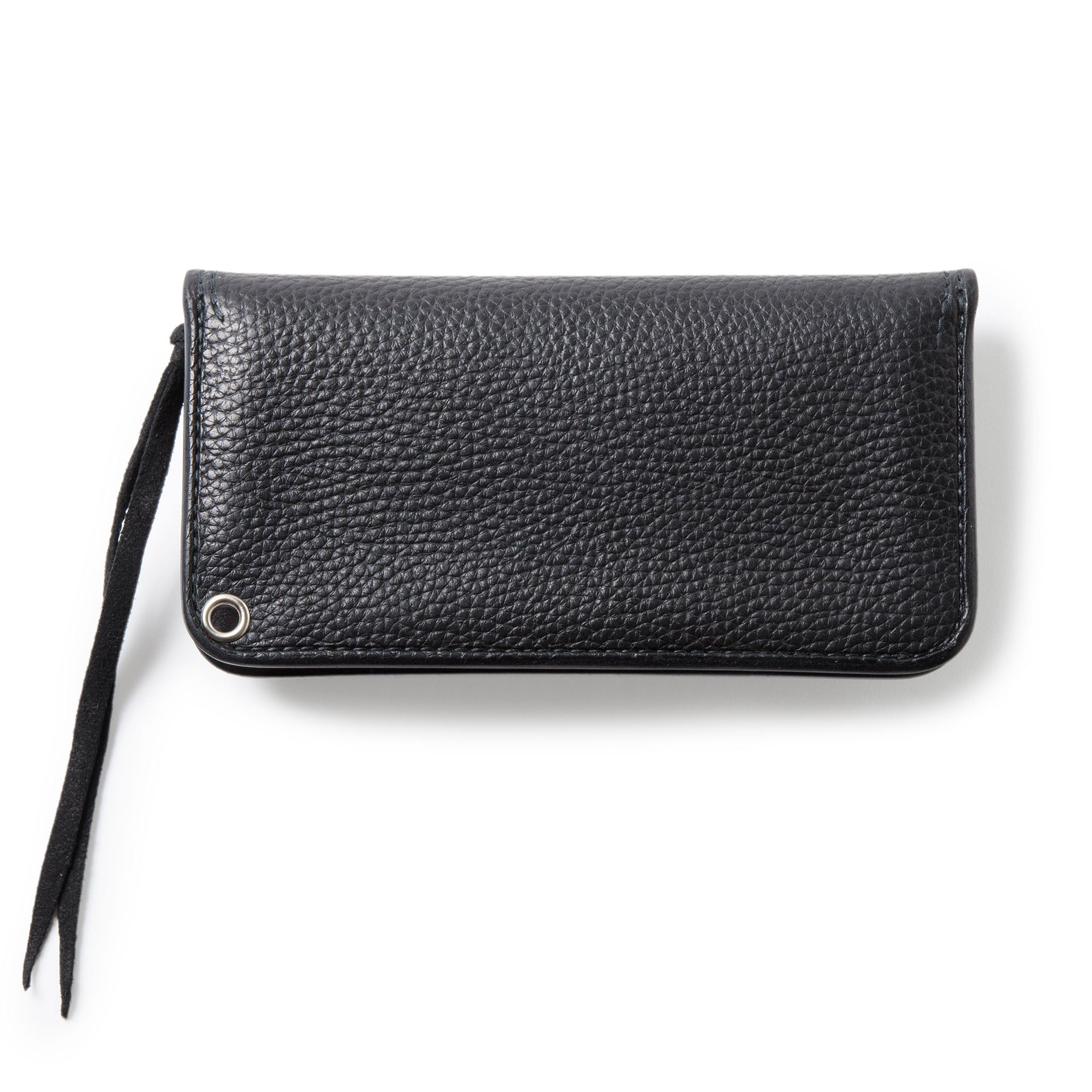 EVILACT x AWAKE LONG LEATHER WALLET-cross bone button- | EVILACT