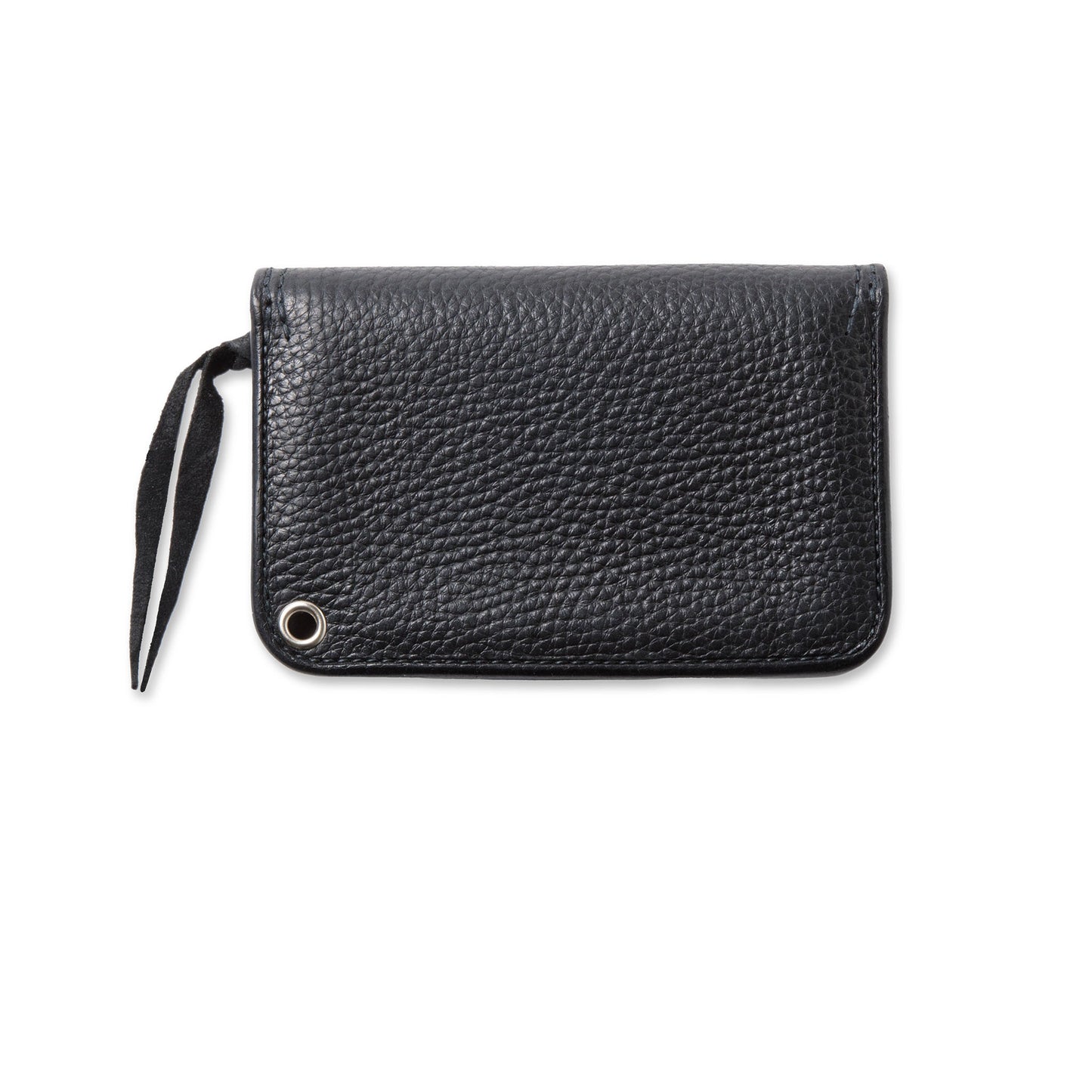 EVILACT x AWAKE MID LEATHER WALLET-evilact button-