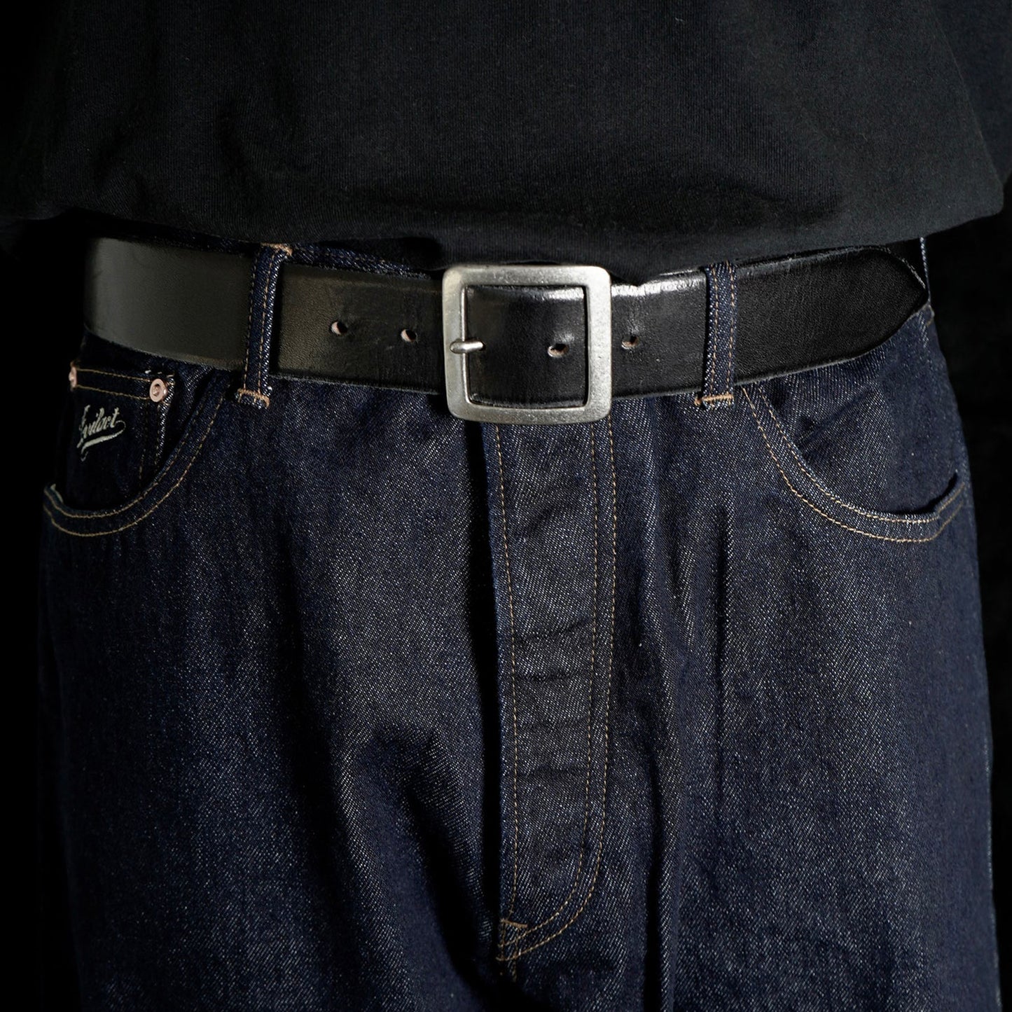 EVILACT x AWAKE SADDLE LEATHER BELT 40