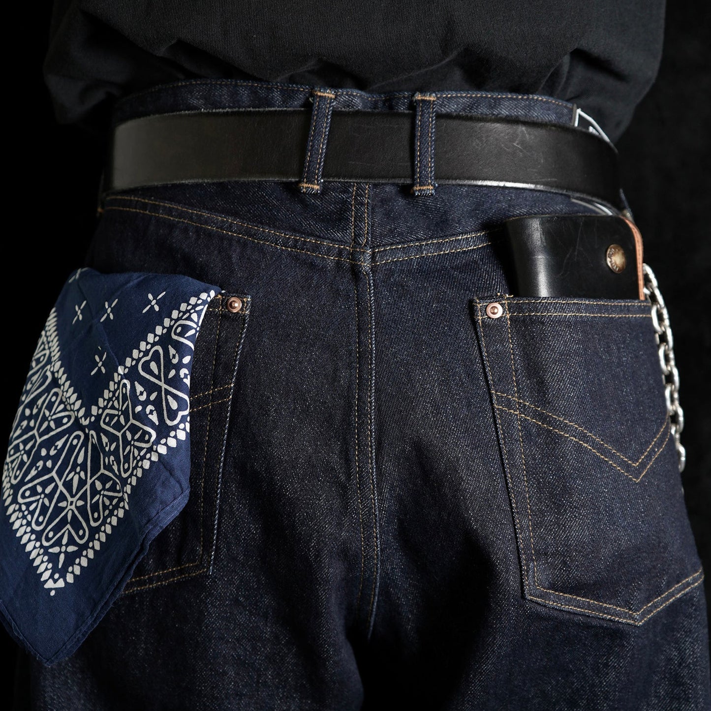 EVILACT x AWAKE SADDLE LEATHER BELT 40