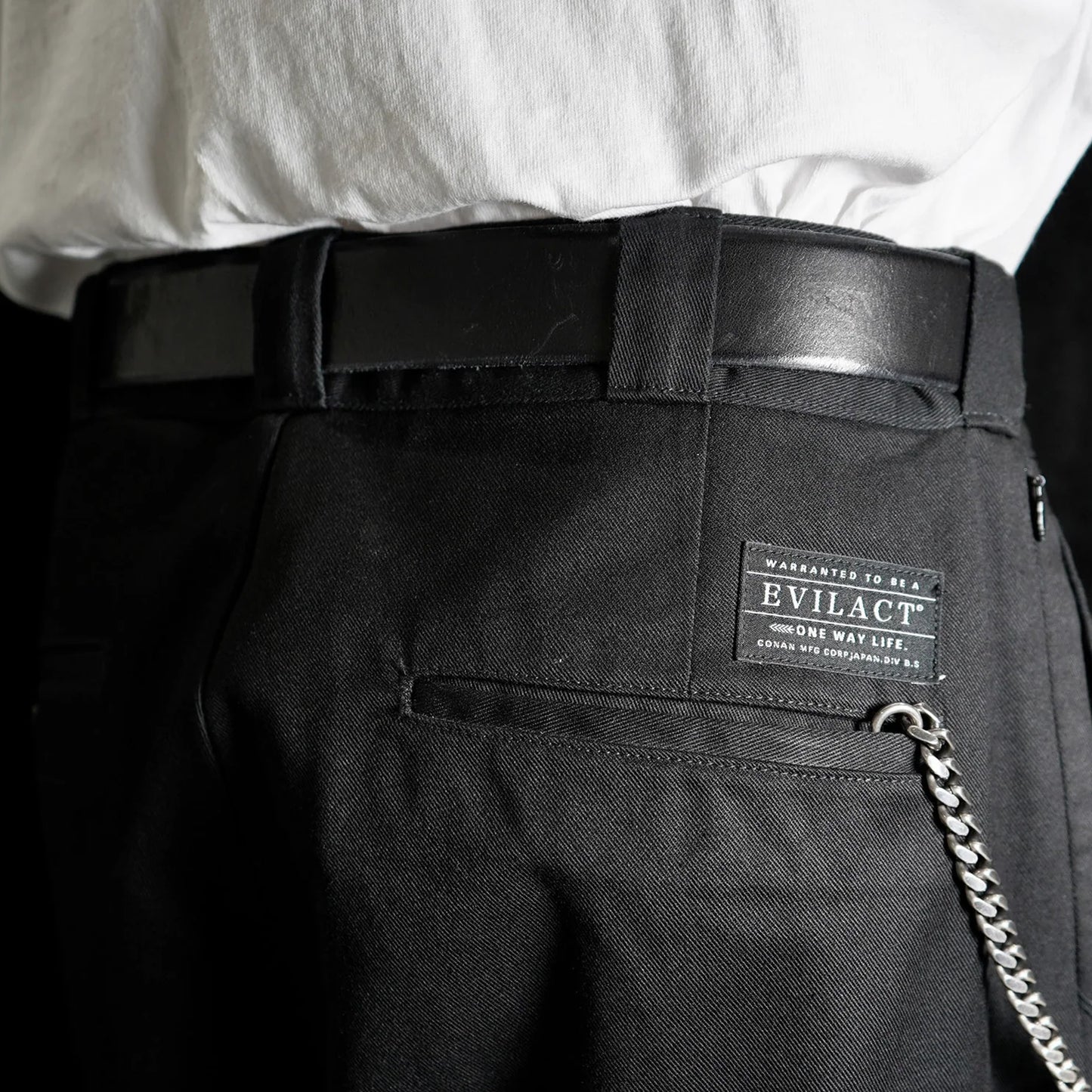 EVILACT x AWAKE SADDLE LEATHER BELT 35