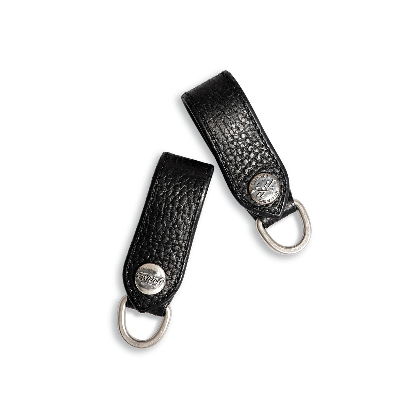 EVILACT x AWAKE LEATHER KEY RING-cross bone button-