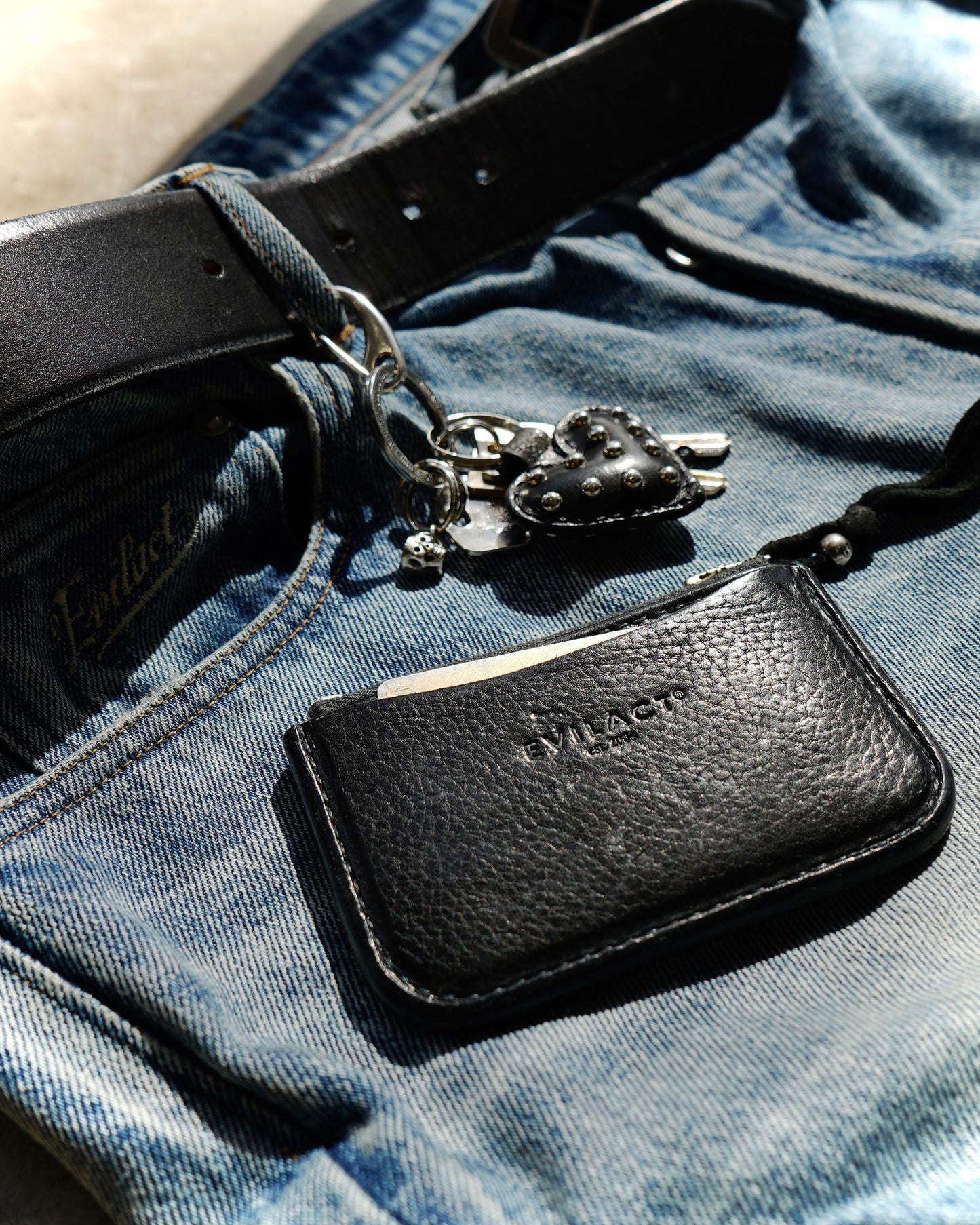 EVILACT × AWAKE LEATHER COIN PURSE