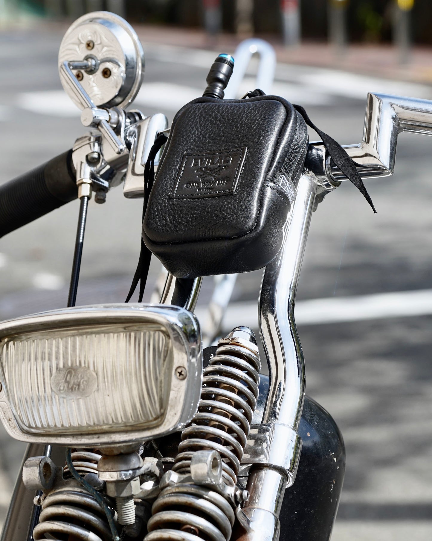 EVILACT × AWAKE LEATHER BELT BAG