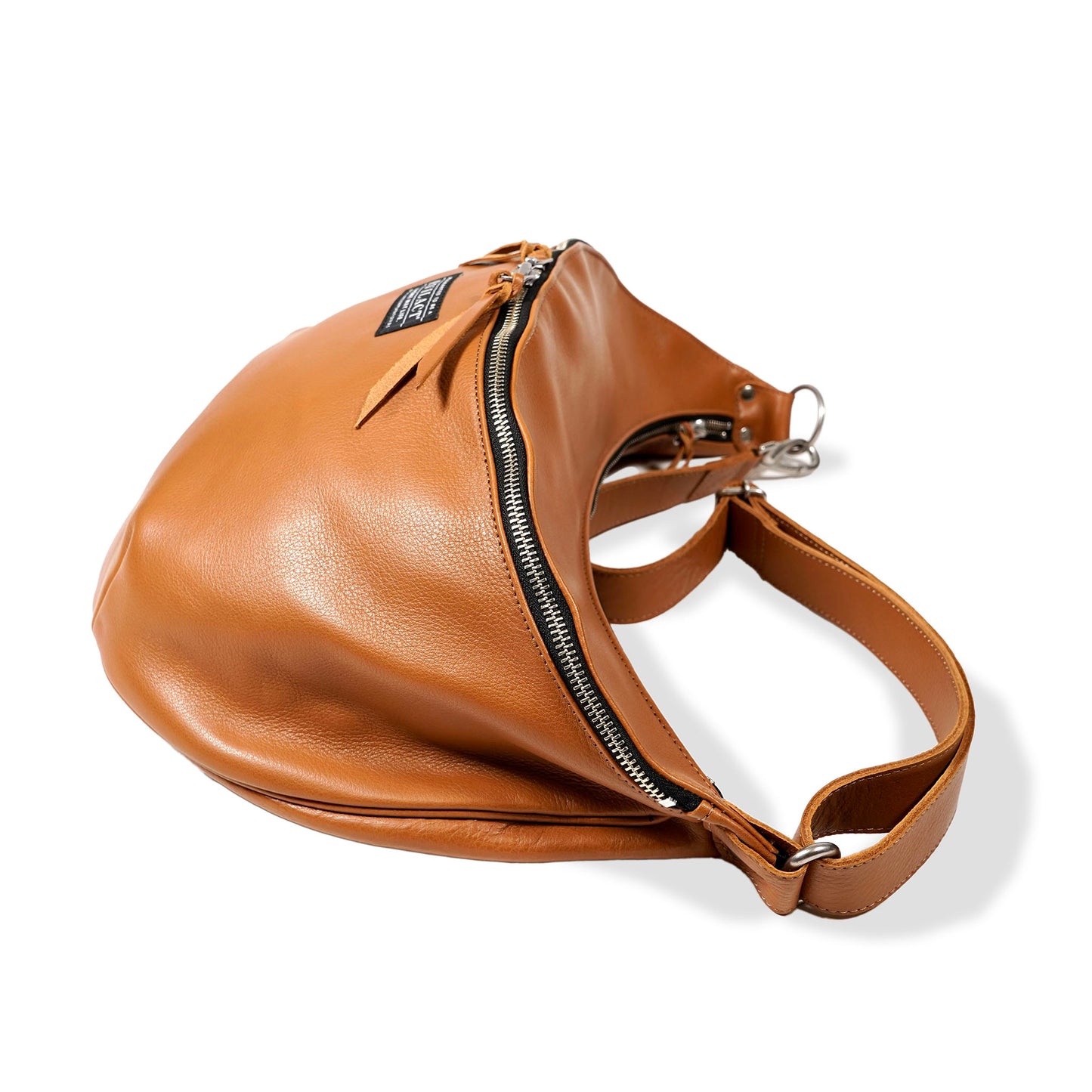 EVILACT LEATHER SHOULDER BAG-L l. brown - limited color -