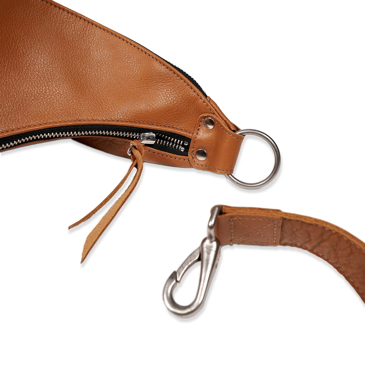 EVILACT LEATHER SHOULDER BAG-L l. brown - limited color -