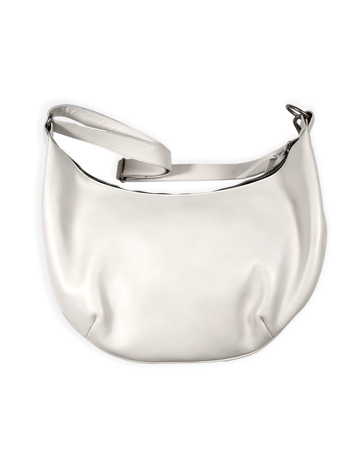 EVILACT LEATHER SHOULDER BAG-L off white - limited color -