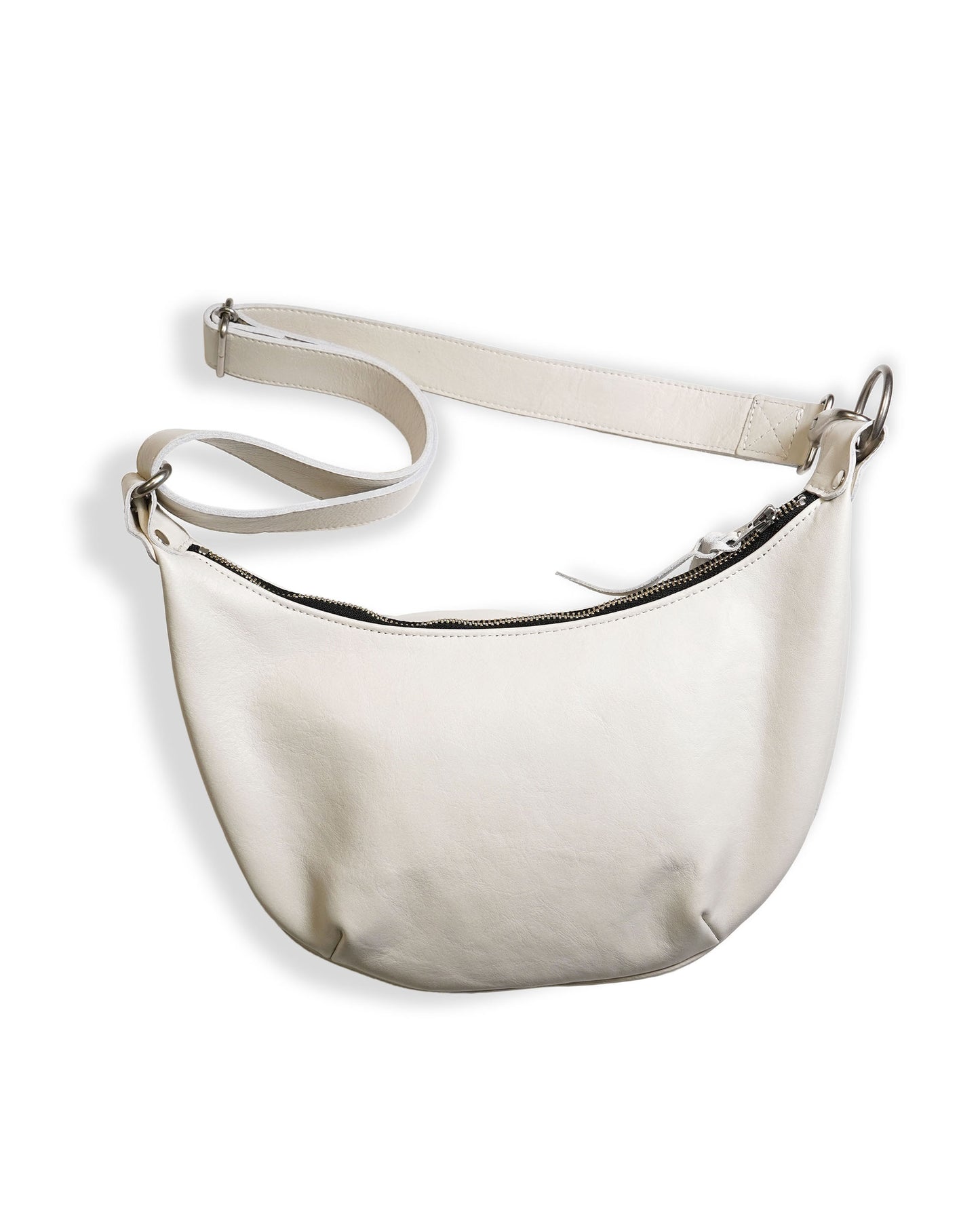 EVILACT LEATHER SHOULDER BAG-S -off white-limited color-