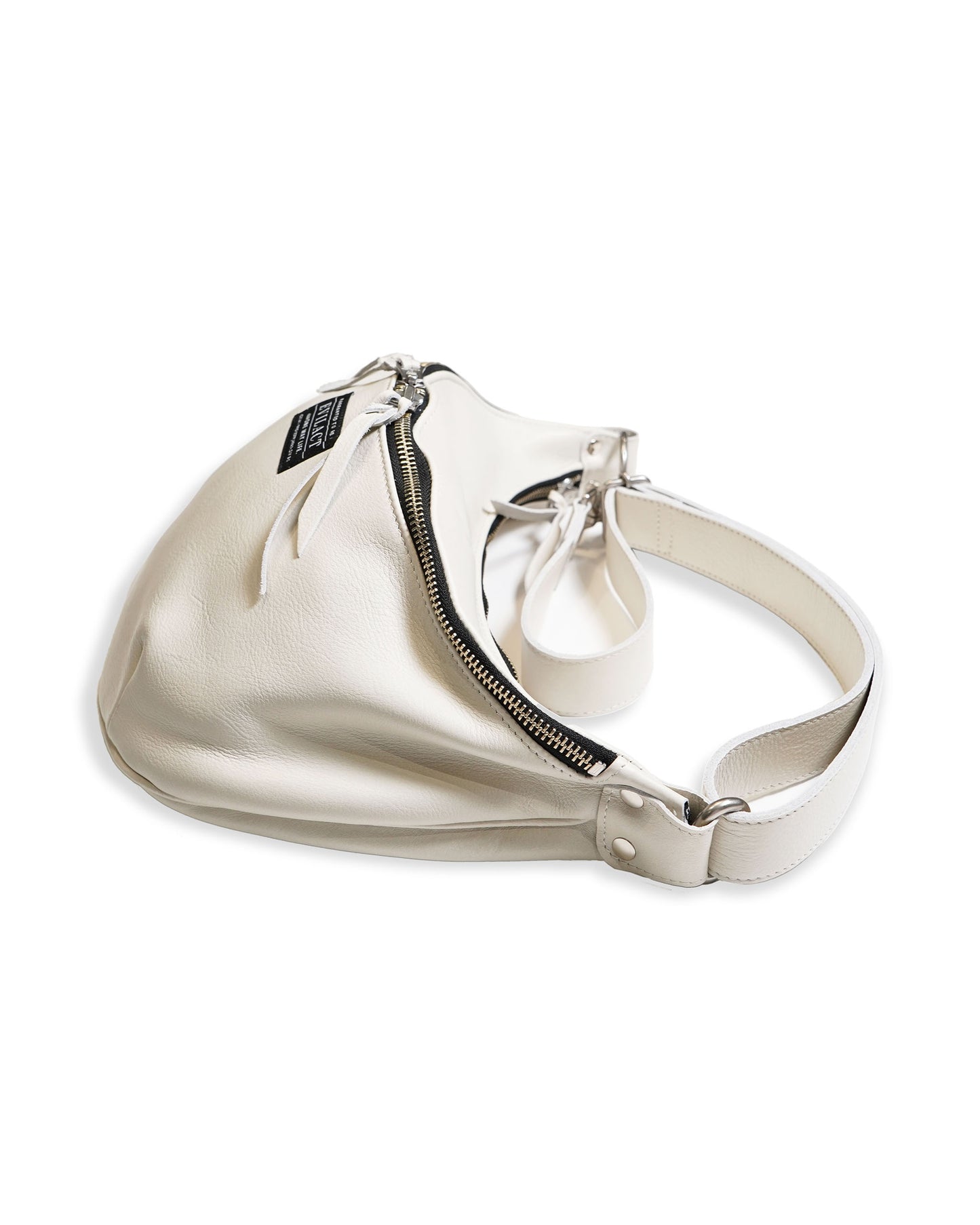 EVILACT LEATHER SHOULDER BAG-S -off white-limited color-