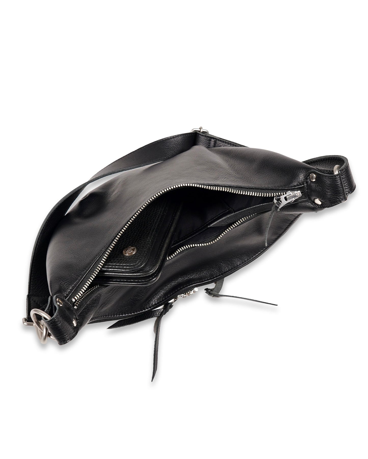 EVILACT LEATHER SHOULDER BAG-S