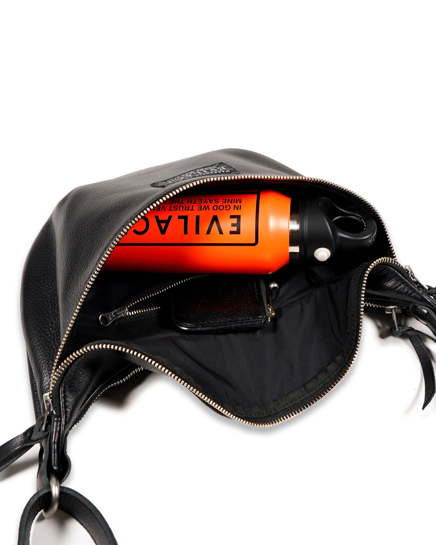 EVILACT LEATHER SHOULDER BAG-S