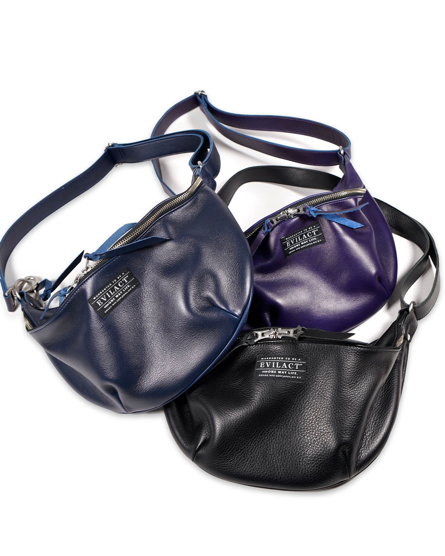 EVILACT LEATHER SHOULDER BAG-S