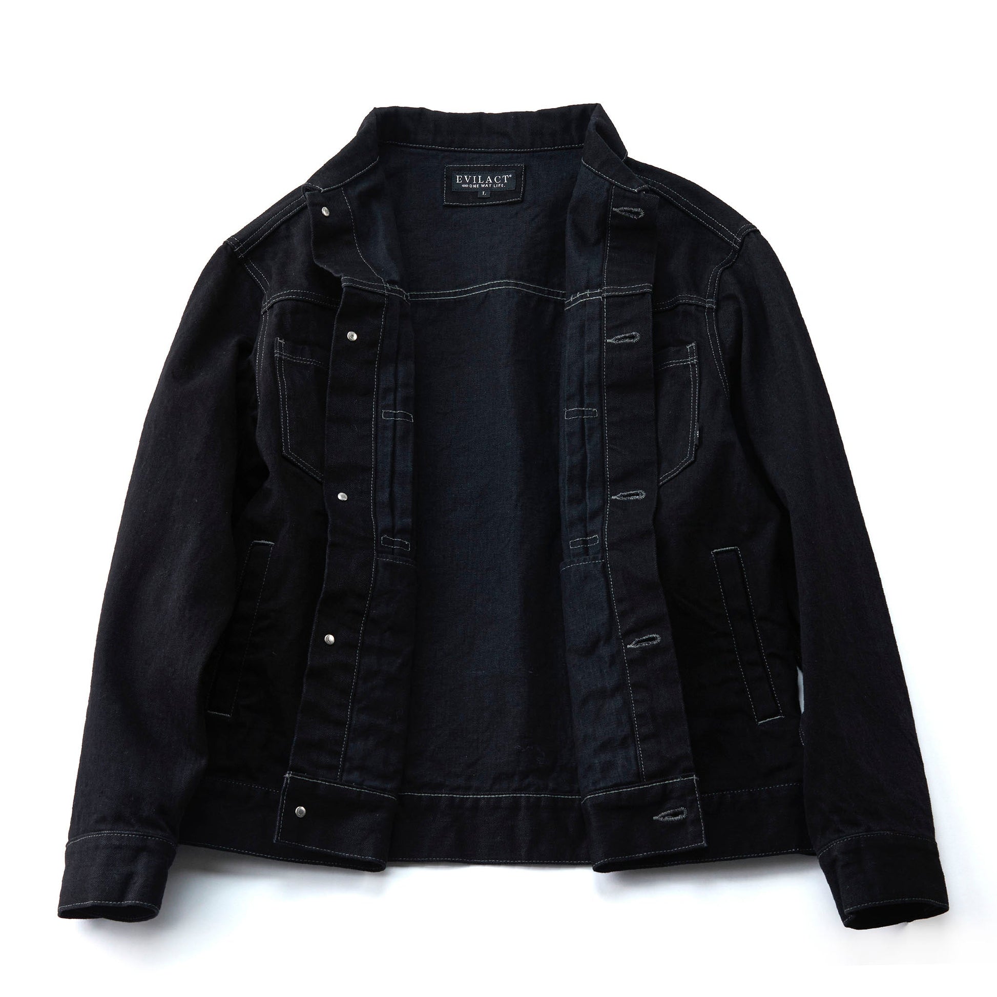 EVILACT DENIM JKT 01 black