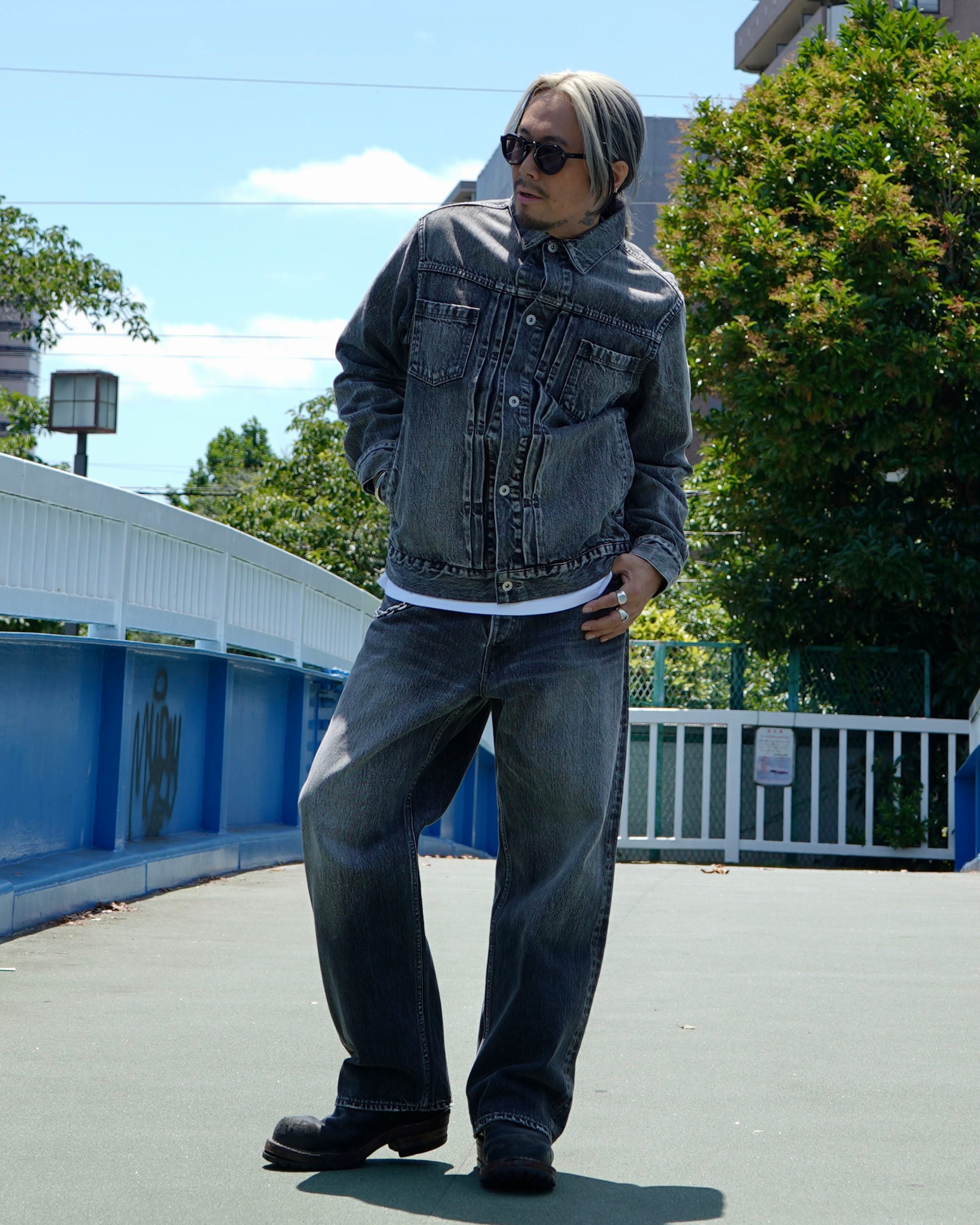 EVILACT DENIM JKT 01CS black CS | EVILACT (イーブルアクト