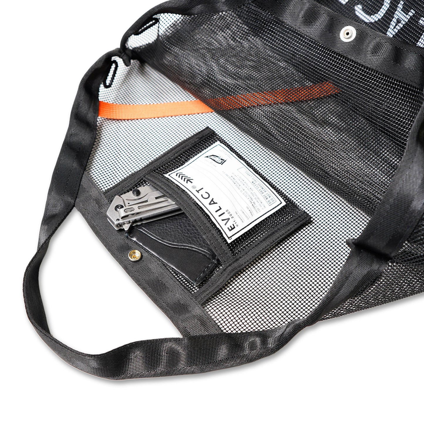 EVILACT MESH TOTE&POUCH