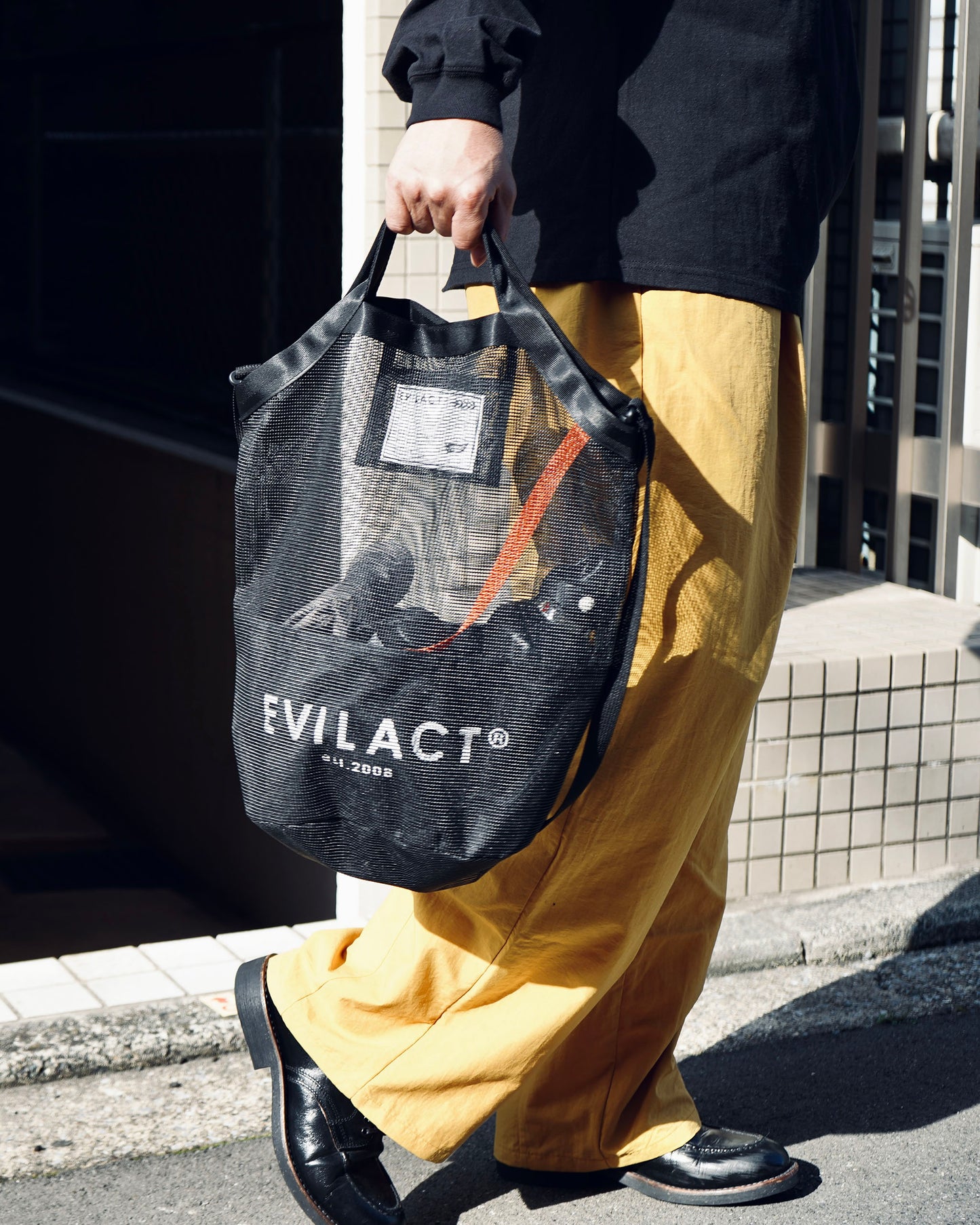 EVILACT MESH TOTE&POUCH
