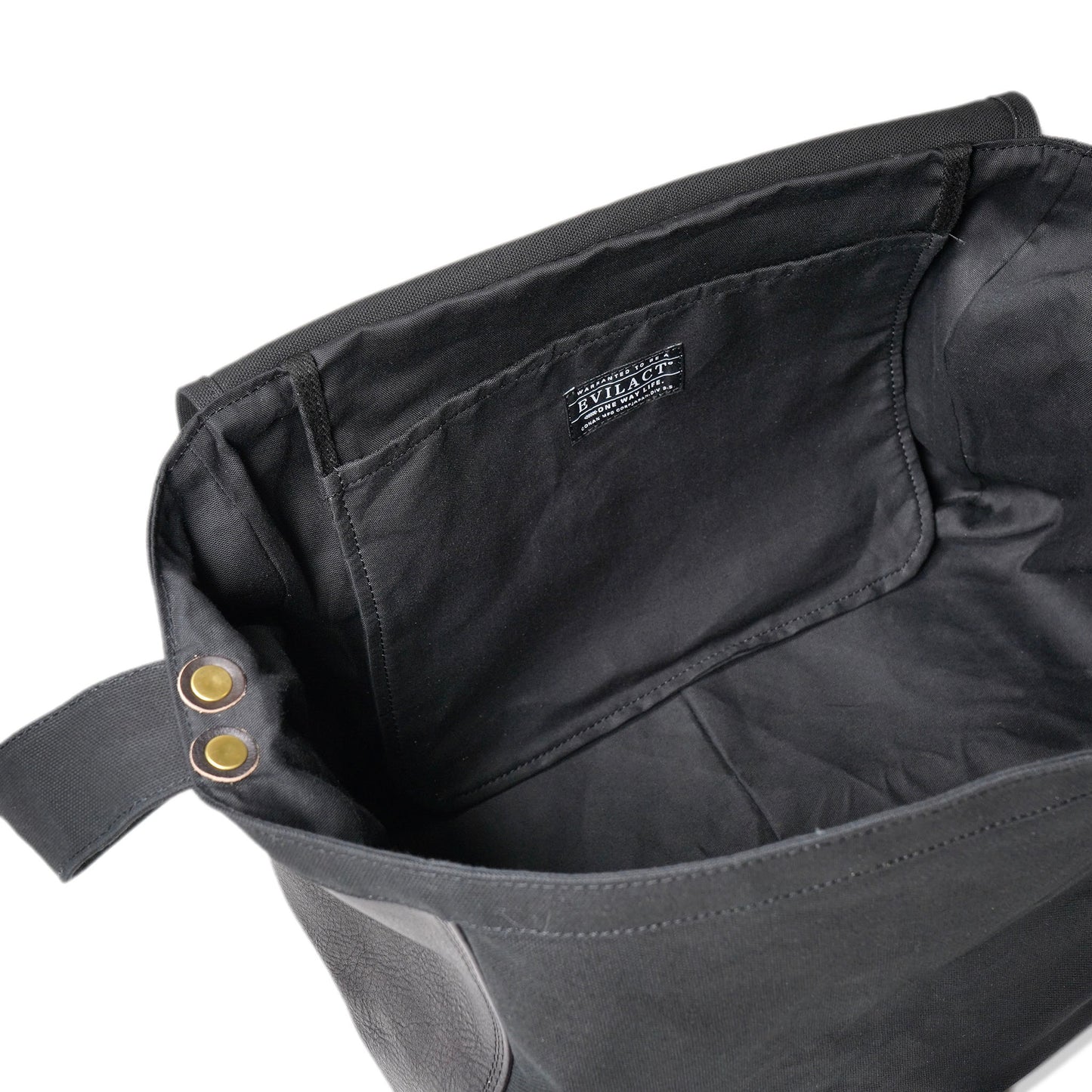 EVILACT NEWS PAPER BAG black